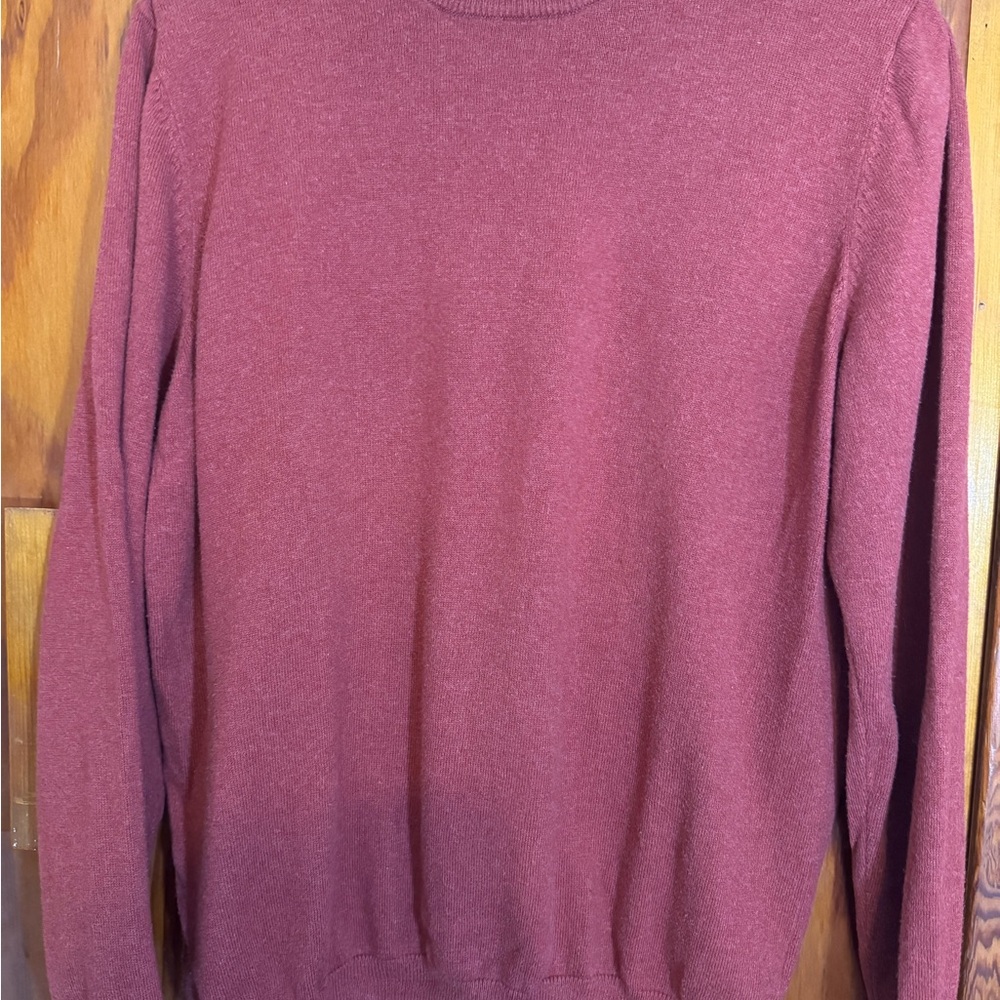 L.L. Bean Men's Rust Crewneck Sweater